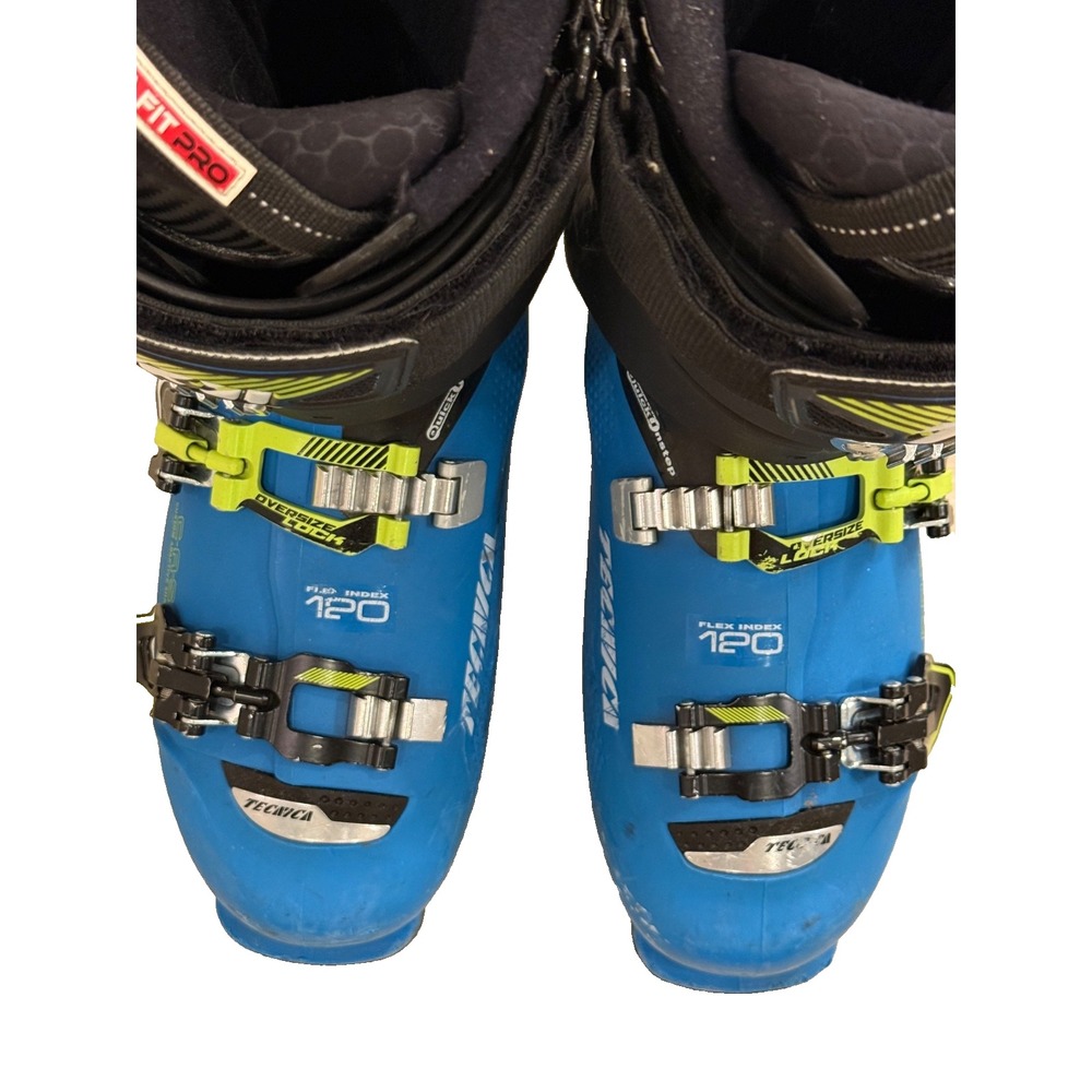 Tecnica Mach1 MV 120 Men's Ski Boots 28.5 Mondo Blue CAS Alpine Downhill - Picture 9 of 15